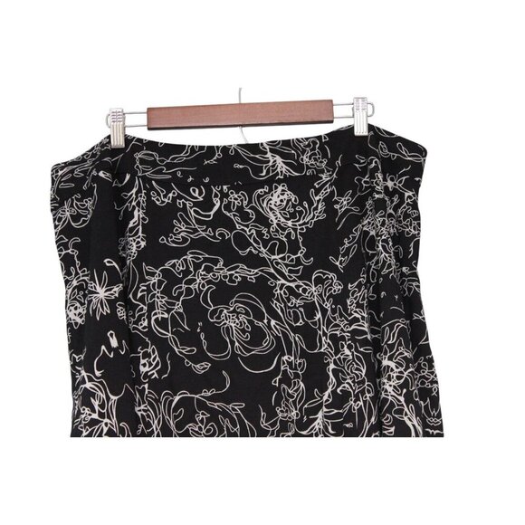 NWOT Soft Surroundings Maxi Skirt Size 2X Black Classic Flowy Career Office Boho - Picture 2 of 12